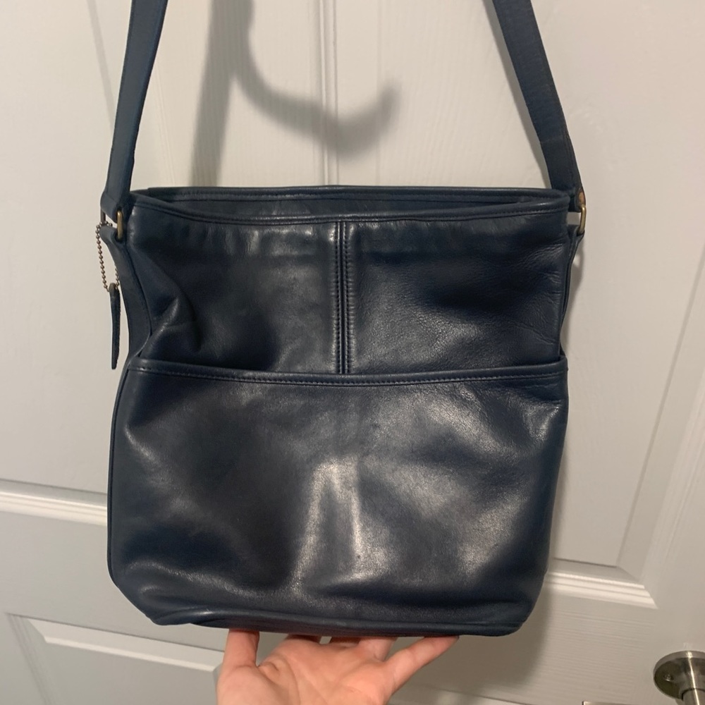 COACH Vintage Saddle Leather Shoulder Bags